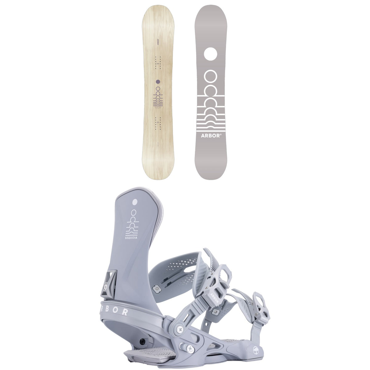 Arbor Mantra Snowboard + Sequoia Snowboard Bindings - Women's 2027