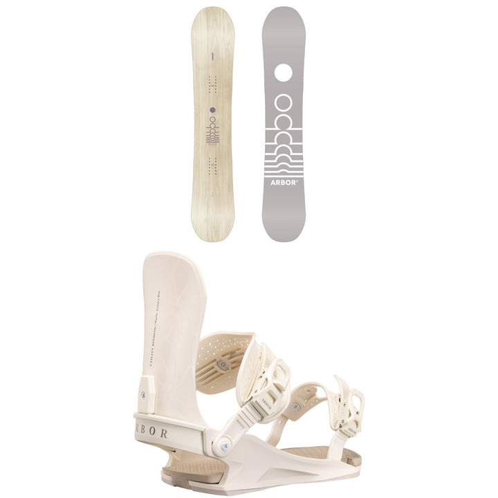 Arbor Mantra Snowboard + Utility Snowboard Bindings - Women's 2027