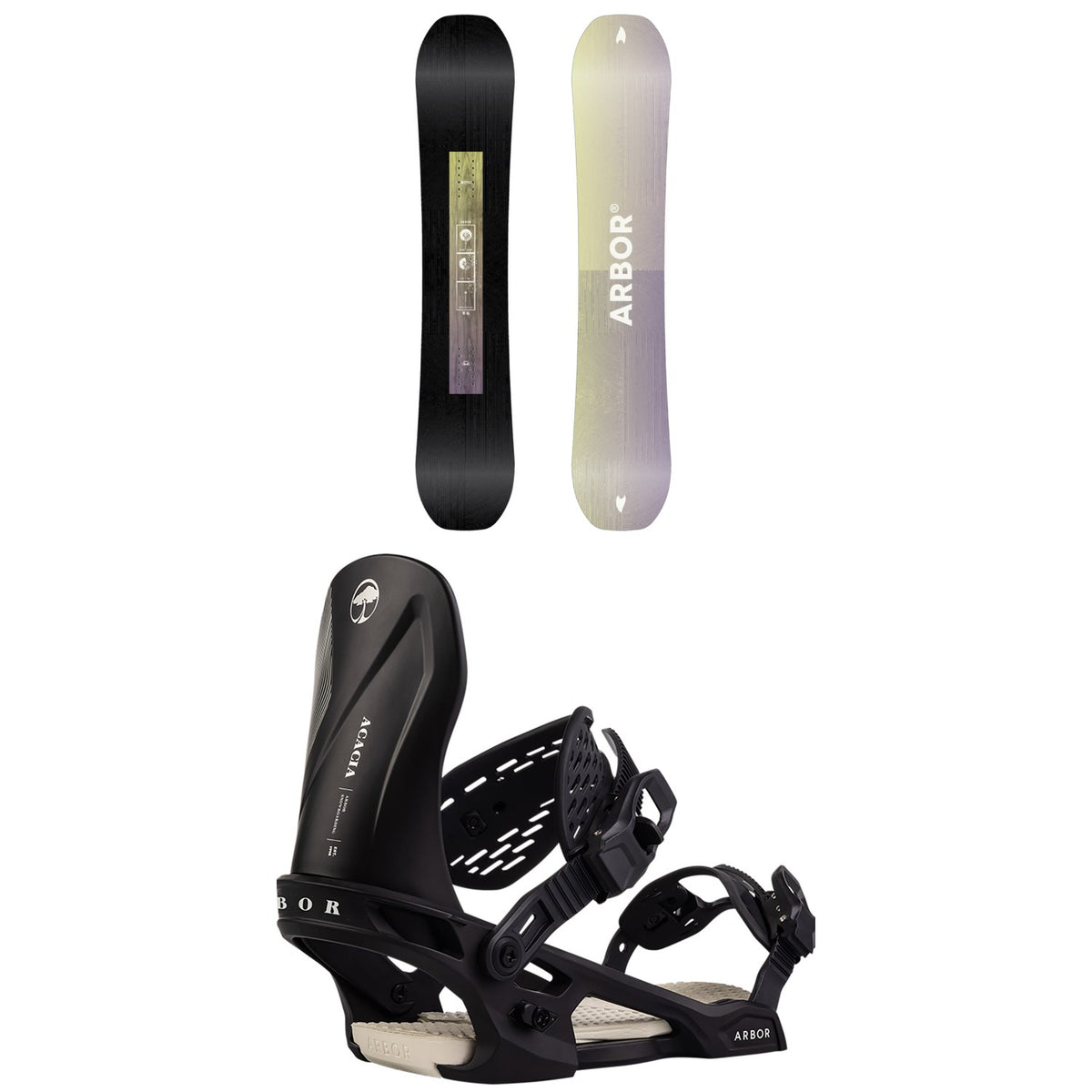 Arbor Kuro Neko Snowboard + Acacia Snowboard Bindings - Women's 2027