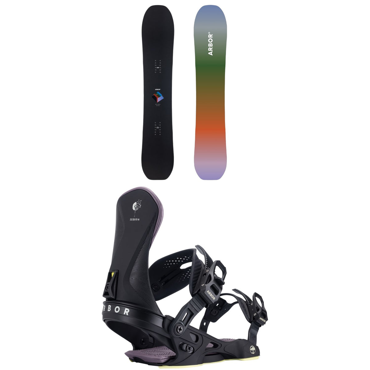 Arbor Sin Cara Snowboard + Sequoia Snowboard Bindings - Women's 2027