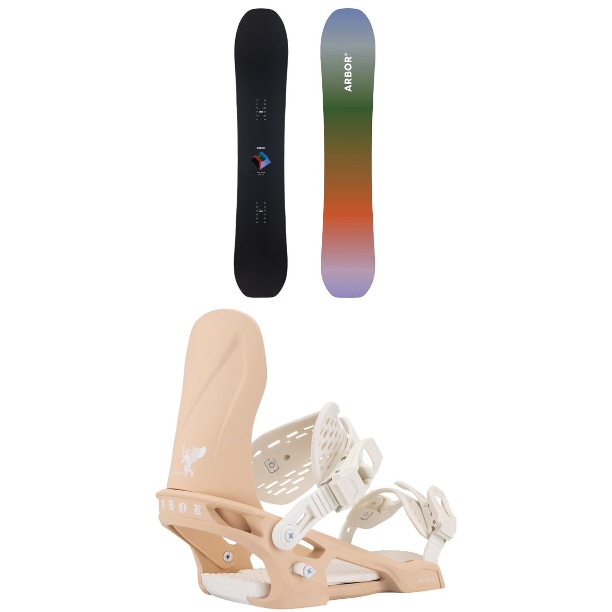 Arbor Sin Cara Snowboard + Acacia Snowboard Bindings - Women's 2027