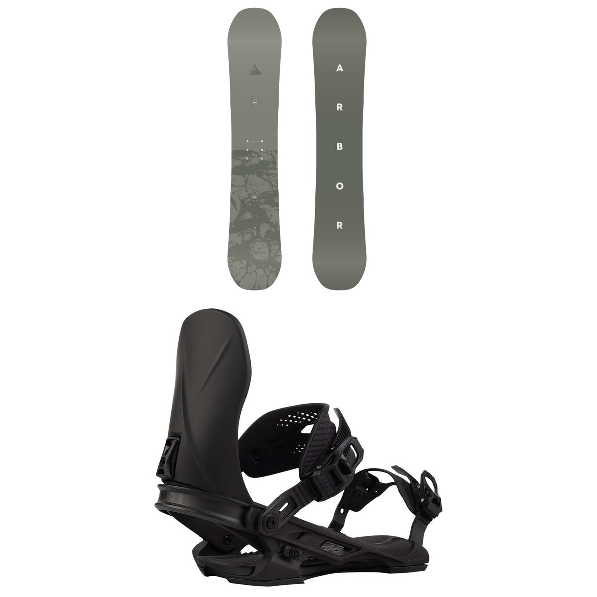 Arbor Formula Decon Snowboard + Hemlock Snowboard Bindings 2027