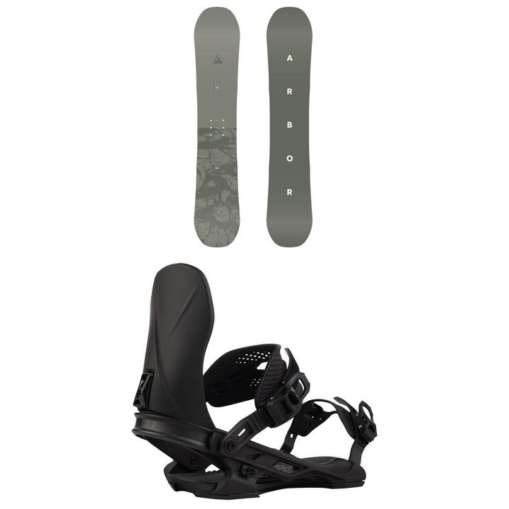 Arbor Formula Decon Snowboard + Hemlock Snowboard Bindings 2027