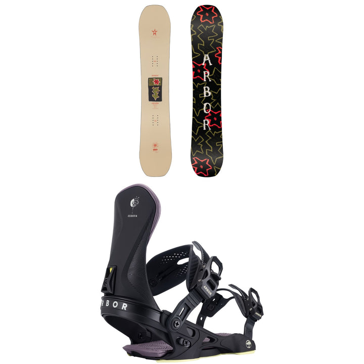 Arbor Swoon Decon Snowboard + Sequoia Snowboard Bindings - Women's 2027