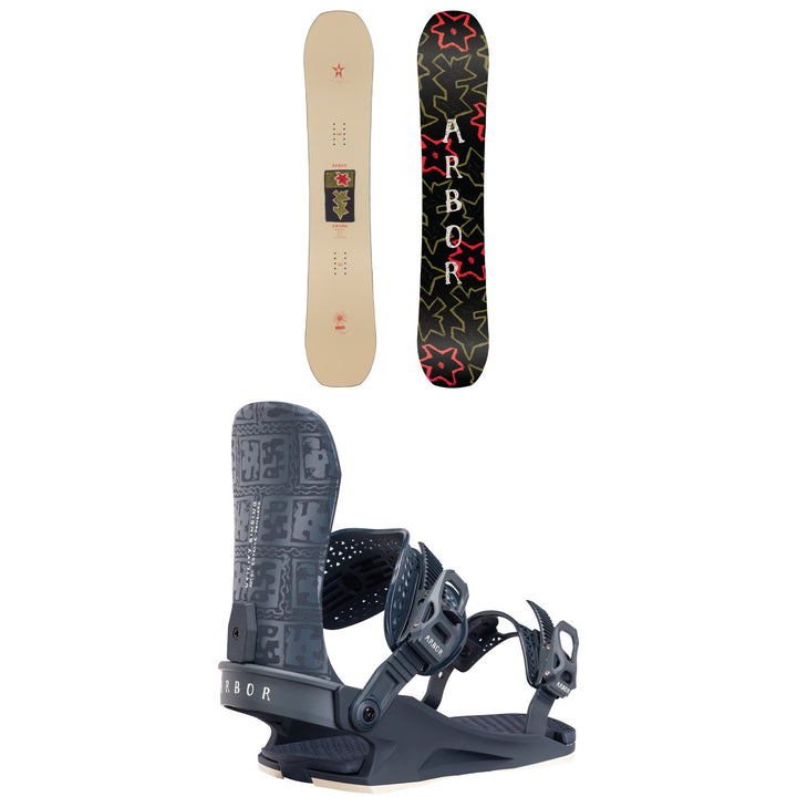 Arbor Swoon Decon Snowboard + Utility Snowboard Bindings - Women's 2027