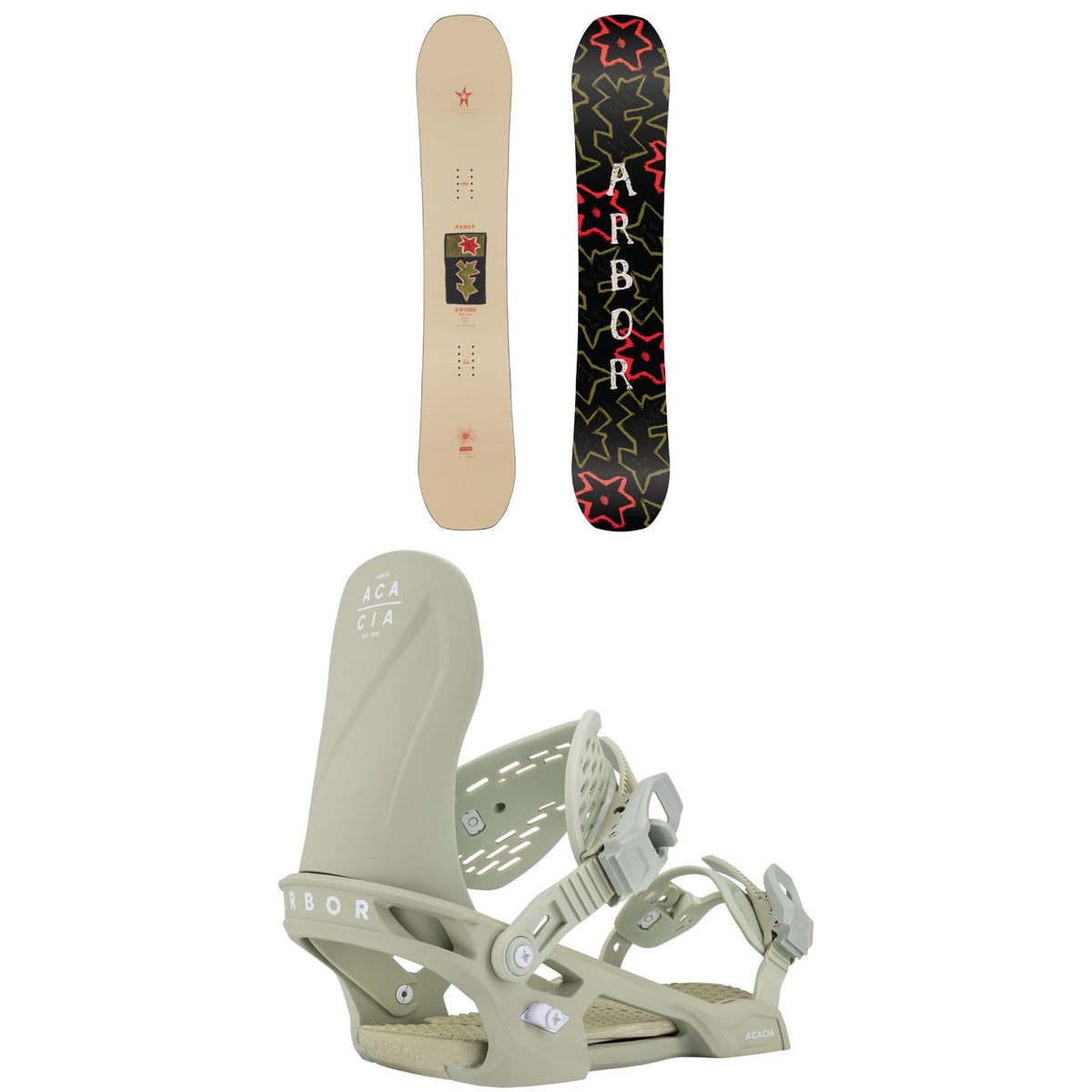 Arbor Swoon Decon Snowboard + Acacia Snowboard Bindings - Women's 2027