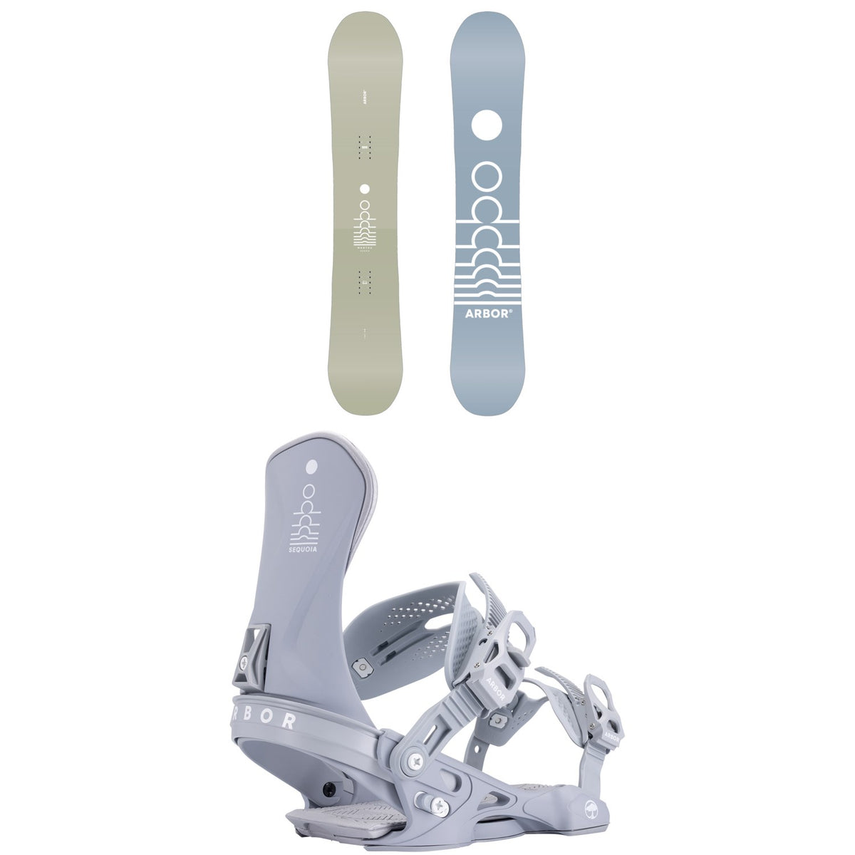 Arbor Mantra Decon Snowboard + Sequoia Snowboard Bindings - Women's 2027