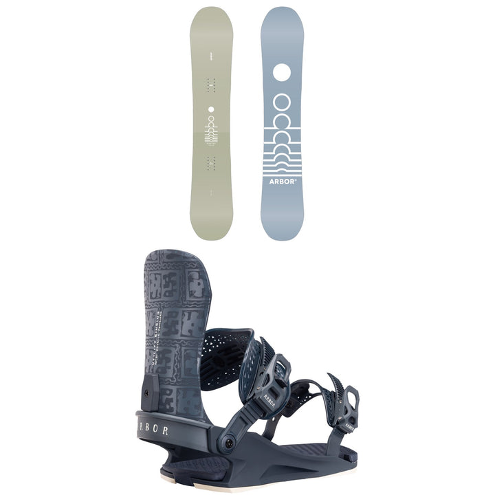 Arbor Mantra Decon Snowboard + Utility Snowboard Bindings - Women's 2027