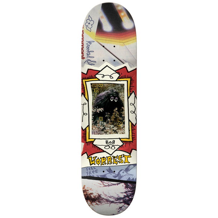 Krooked Worrest Big Foot Twin Tail Slick 8.3 Skateboard Deck