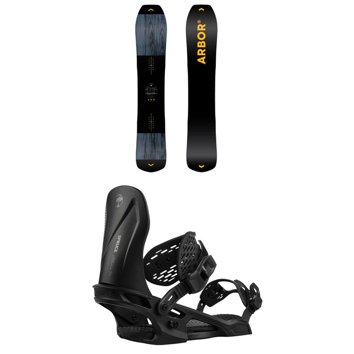 Arbor Coda Snowboard + Spruce Snowboard Bindings 2027