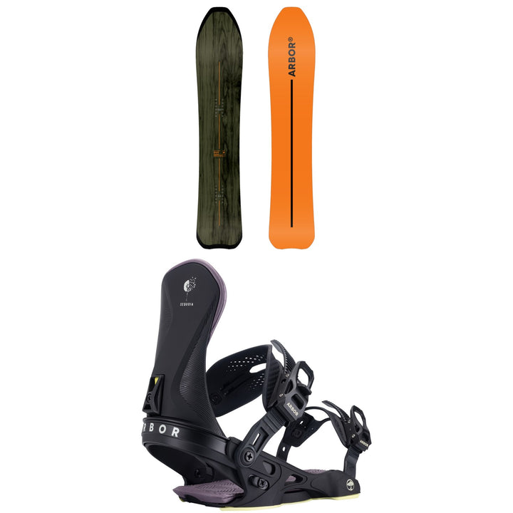 Arbor Madre Snowboard + Sequoia Snowboard Bindings - Women's 2027