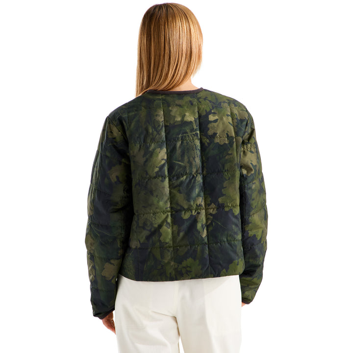 The North Face Lhotse LT Insulated Print Jacket - Women's Woodland Green Yosemite Oak Print