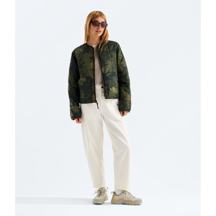The North Face Lhotse LT Insulated Print Jacket - Women's Woodland Green Yosemite Oak Print
