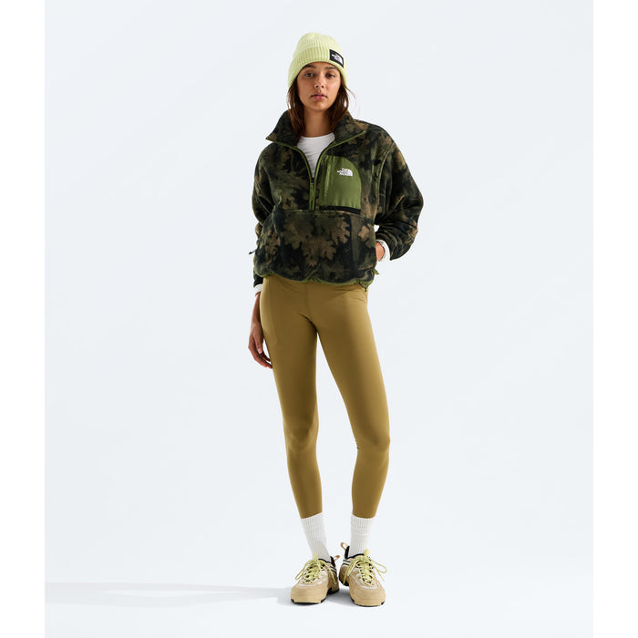The North Face Yumiori Off Peak ½ Zip-Print Jacket - Women's Woodland Green Yosemite Oak Print