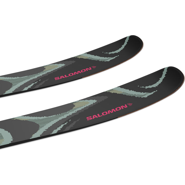 Salomon QST 100 Skis Black/Iceberg