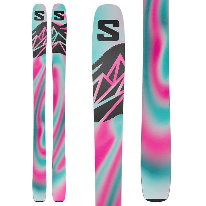 salomon girls skis pink Women's QST Lux 92 the QST 106 has an energetic tail that encourages creativity while holding strong on edge Salomon QST 106 Skis 2027
