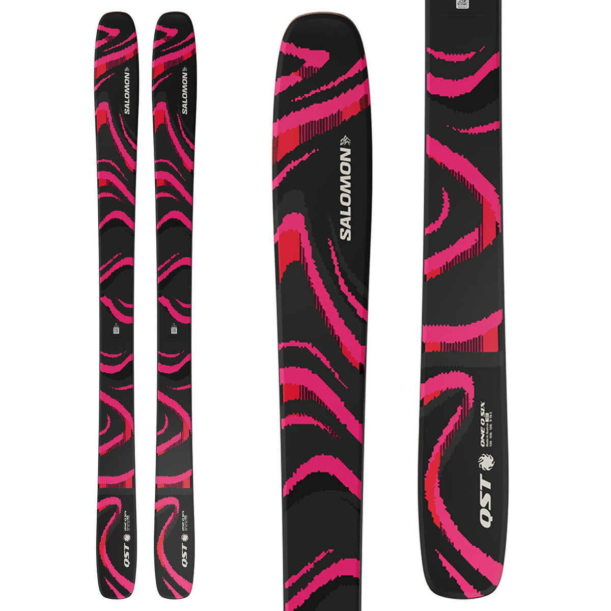 salomon 2020 skis QST 106 evo Using it in the tip of the ski enables a high level of vibration absorption and dampening with even less weight. Salomon Stance 80 Skis w/