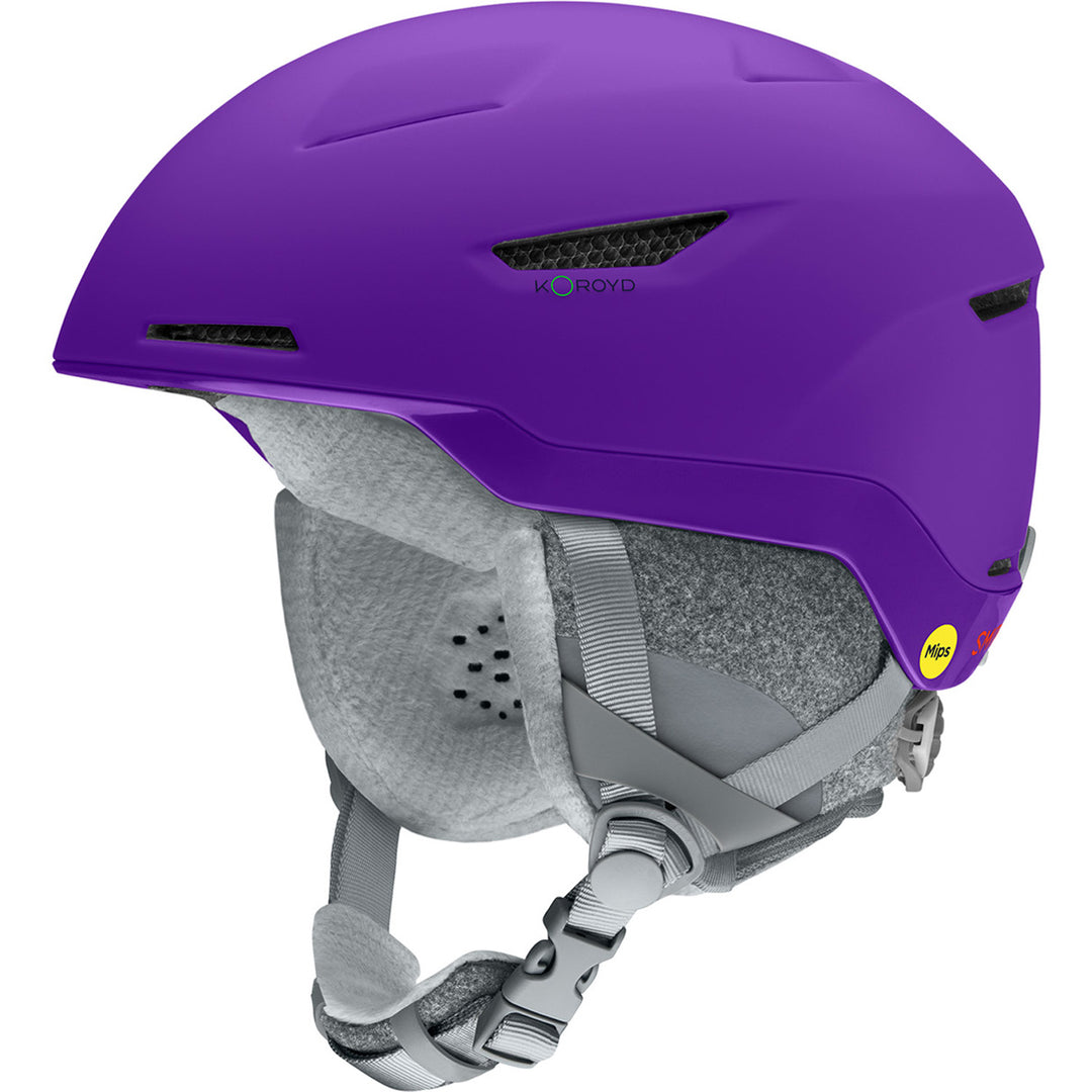 low profile smith helmet women mips Women's Vantage Women's Snow Sport - Matte Chalk Rose bacterial performance lining Smith Vida Mips Ski &