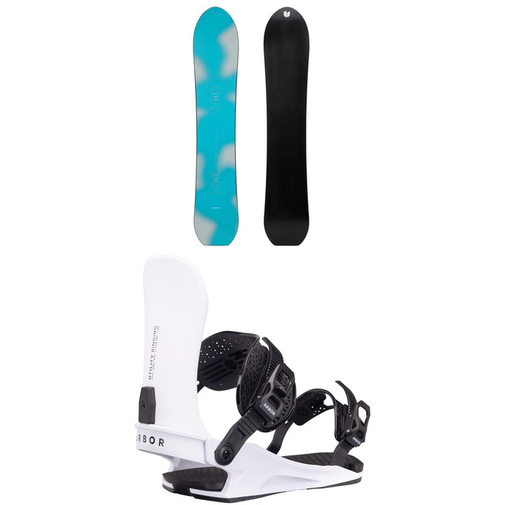United Shapes Cadet LTD Snowboard + Arbor Utility Snowboard Bindings 2027