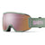 Smith Squad S Goggles - Women's Olive Warm Steel/ChromaPop Everyday Rose Gold Mirror+Clear