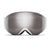 Smith I/O MAG S Low Bridge Fit Goggles - Women's White Chunky Knit/ChromaPop Sun Platinum Mirror+ChromaPop Storm Blue Sensor Mirror