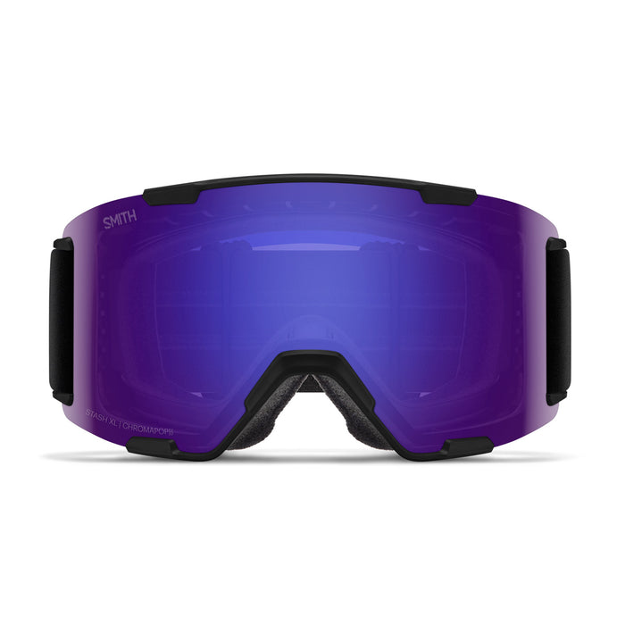 Smith Stash XL Goggles Black/ChromaPop Everyday Violet Mirror+ChromaPop Storm Blue Sensor Mirror