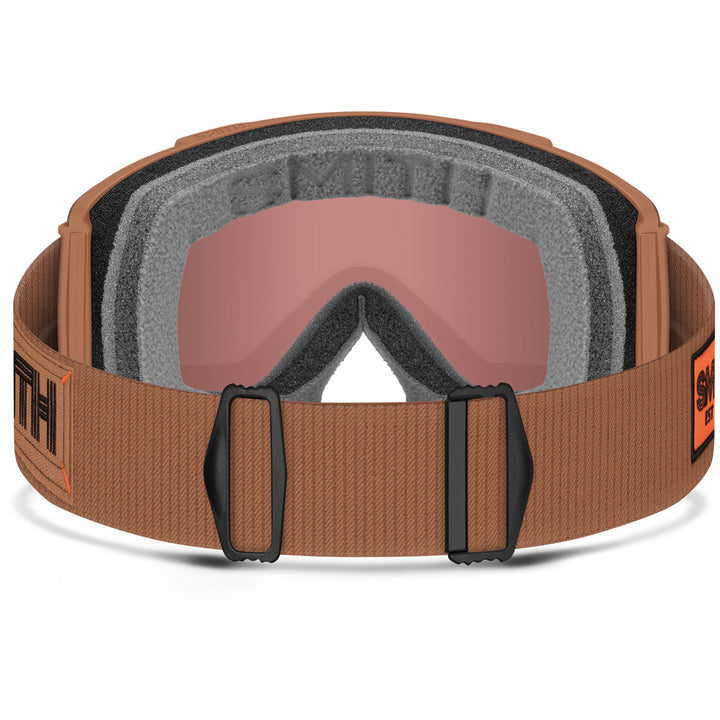 Smith Stash XL Low Bridge Fit Goggles Camel Warm Steel/ChromaPop Everyday Red Mirror+ChromaPop Storm Yellow Flash