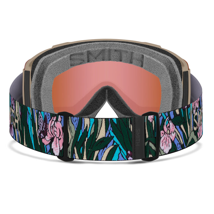 Smith Squad Low Bridge Fit Goggles Iris Pham AC/ChromaPop Everyday Rose Gold Mirror+ChromaPop Storm Blue Sensor Mirror