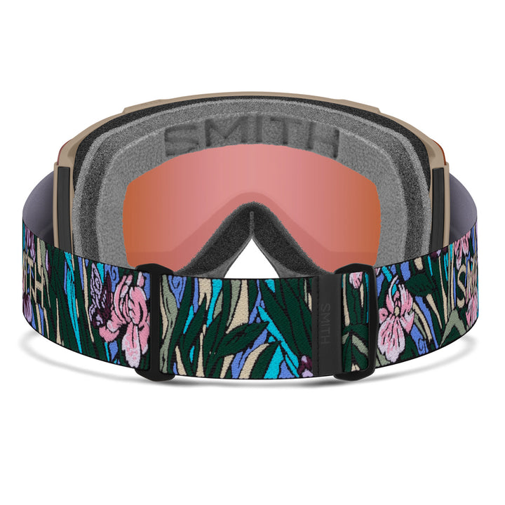 Smith Squad Low Bridge Fit Goggles Iris Pham AC/ChromaPop Everyday Rose Gold Mirror+ChromaPop Storm Blue Sensor Mirror