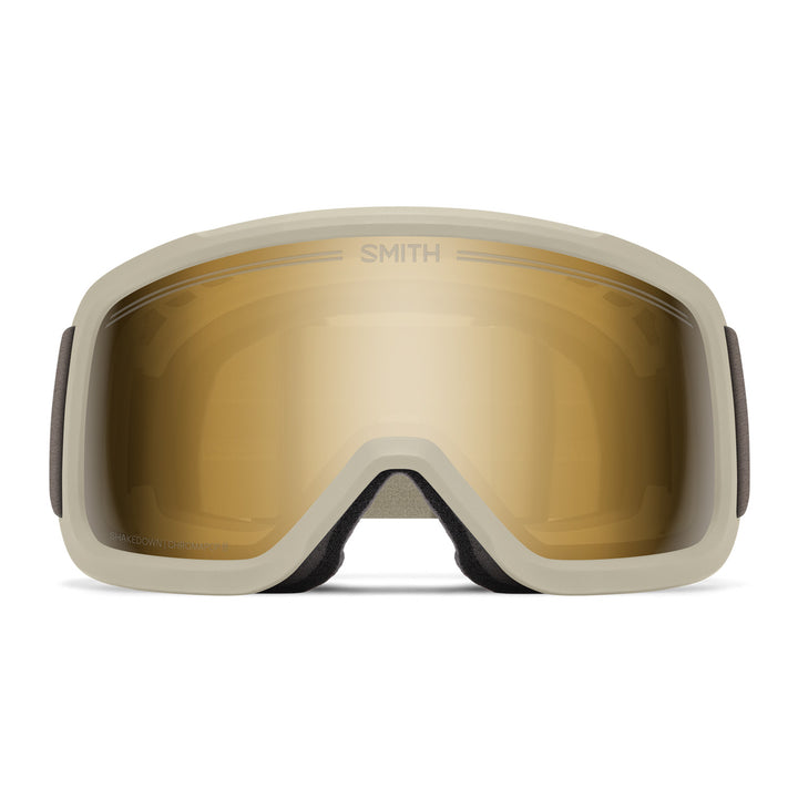Smith Shakedown Low Bridge Fit Goggles Chalk/ChromaPop Sun Black Gold Mirror+Yellow