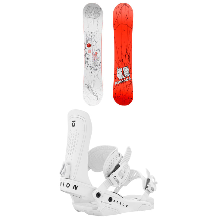 Armada Beatnik Snowboard + Union Force Snowboard Bindings 2027