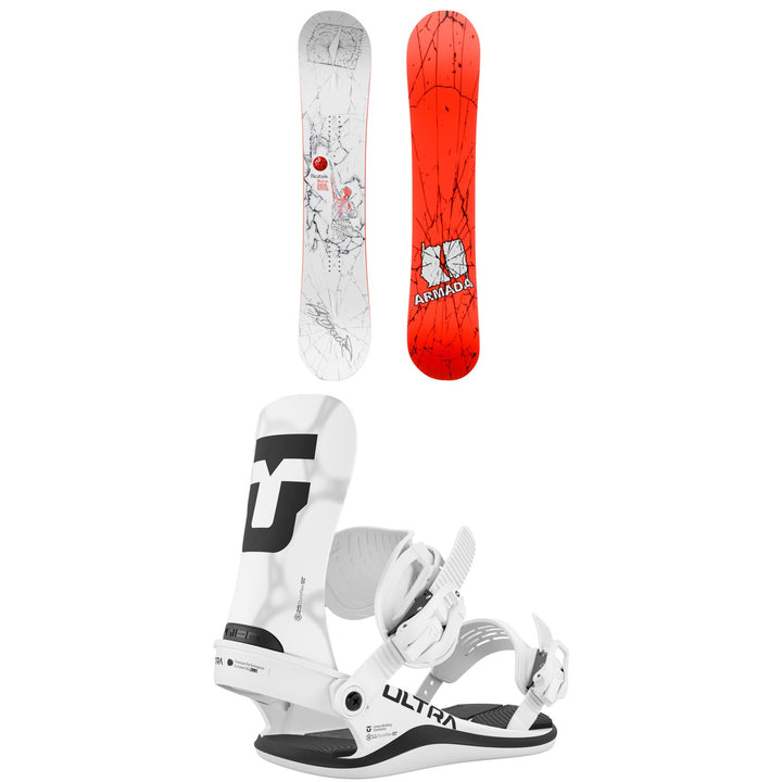 Armada Beatnik Snowboard + Union Ultra Snowboard Bindings 2027