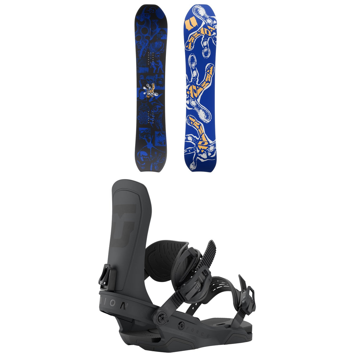 Armada Sicko Snowboard + Union Force Team Snowboard Bindings 2027