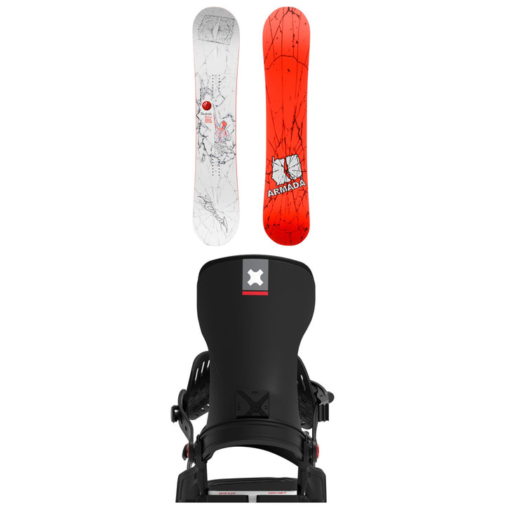 Armada Beatnik Snowboard + Bent Metal Transfer Snowboard Bindings 2027