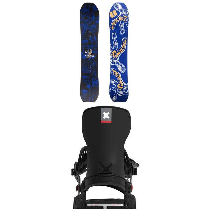 Armada Sicko Snowboard + Bent Metal Transfer Snowboard Bindings 2027