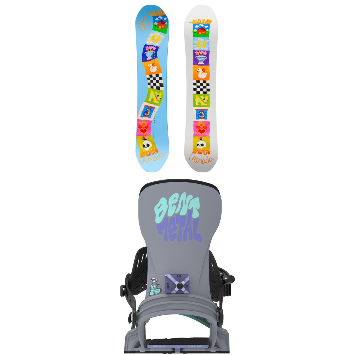 Armada Do-Si-Do Snowboard + Bent Metal Stylist Snowboard Bindings - Women's 2027