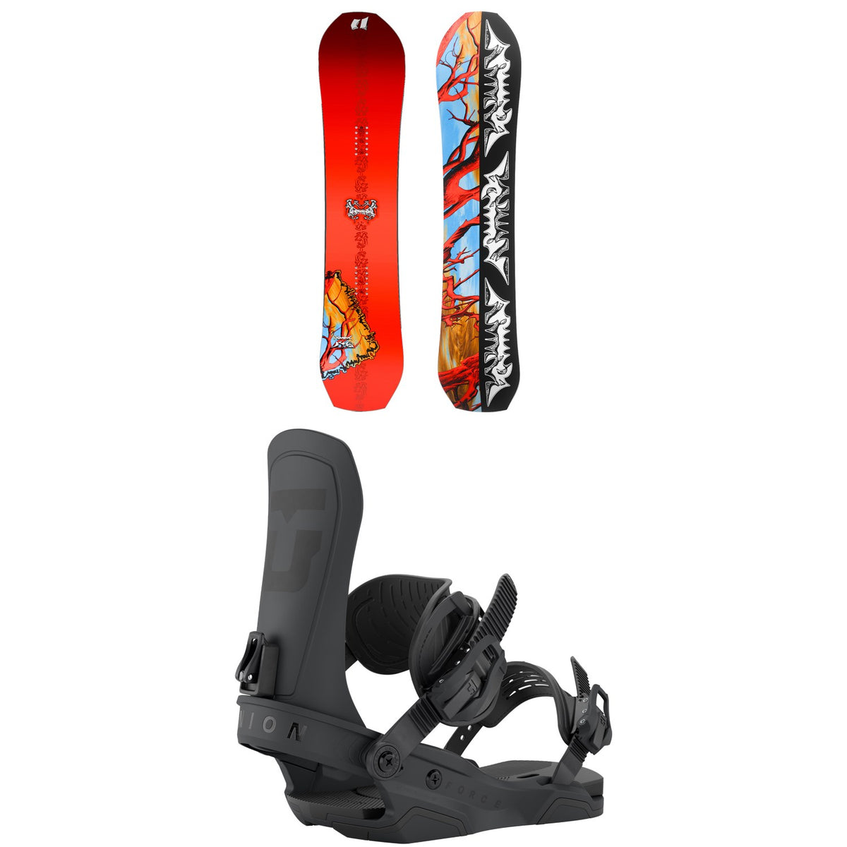 Armada Squonk Snowboard + Union Force Team Snowboard Bindings 2027