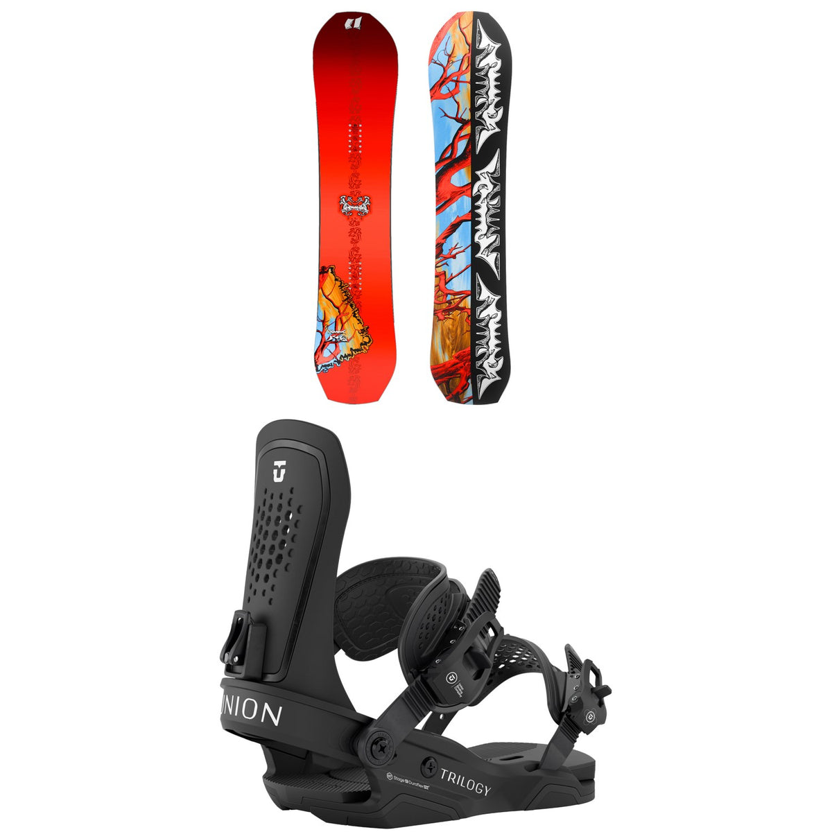 Armada Squonk Snowboard + Union Trilogy Snowboard Bindings - Women's 2027