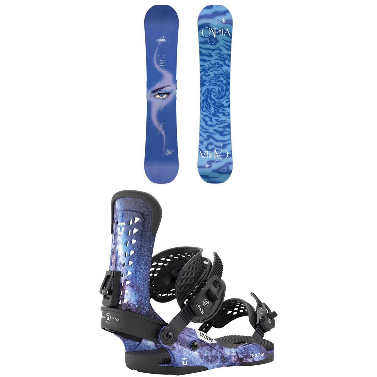 CAPiTA Space Metal Fantasy Snowboard + Union Trilogy Classic Snowboard Bindings - Women's 2027