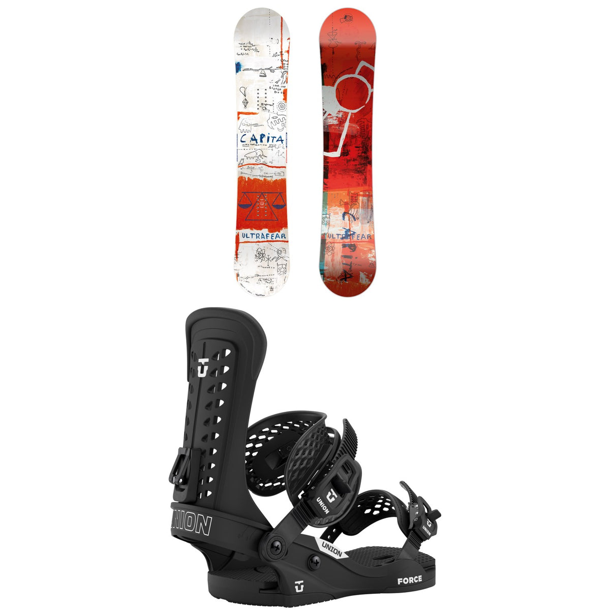 CAPiTA Ultrafear Snowboard + Union Force Classic Snowboard Bindings 2027