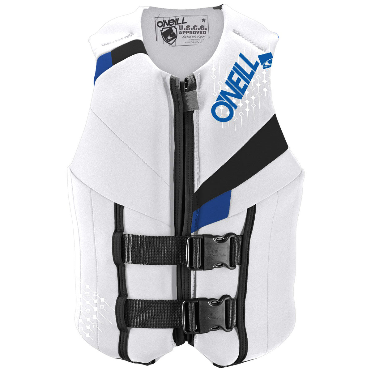 O'Neill Teen Reactor Wakeboard Vest - Kids' Lunar/Black/Pacific