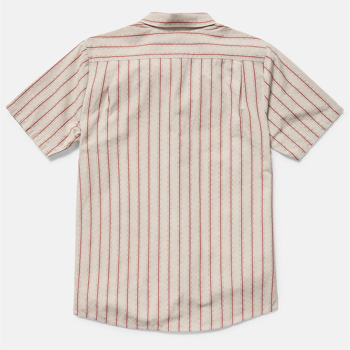 Volcom Sato Stripe Short-Sleeve Shirt - Men's Stone