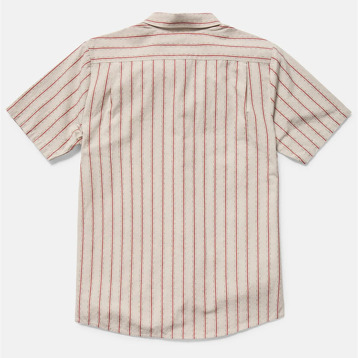 Volcom Sato Stripe Short-Sleeve Shirt - Men's Stone