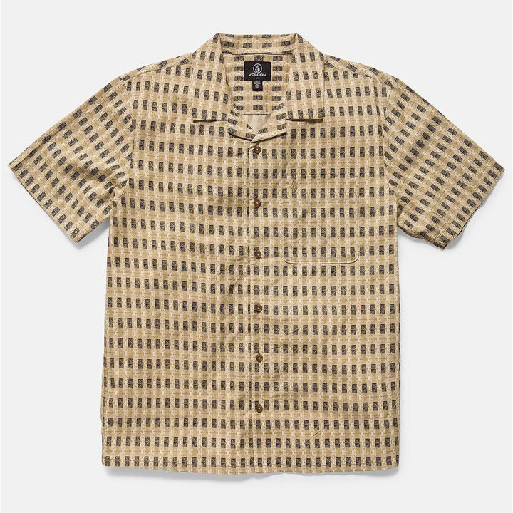 Volcom Macros Short-Sleeve Shirt - Men's Khaki