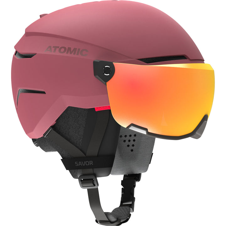 Atomic Savor Visor Stereo Helmet Maroon