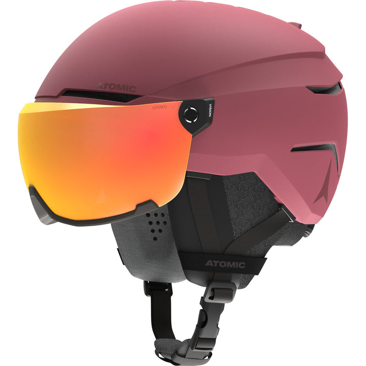 Atomic Savor Visor Stereo Helmet Maroon