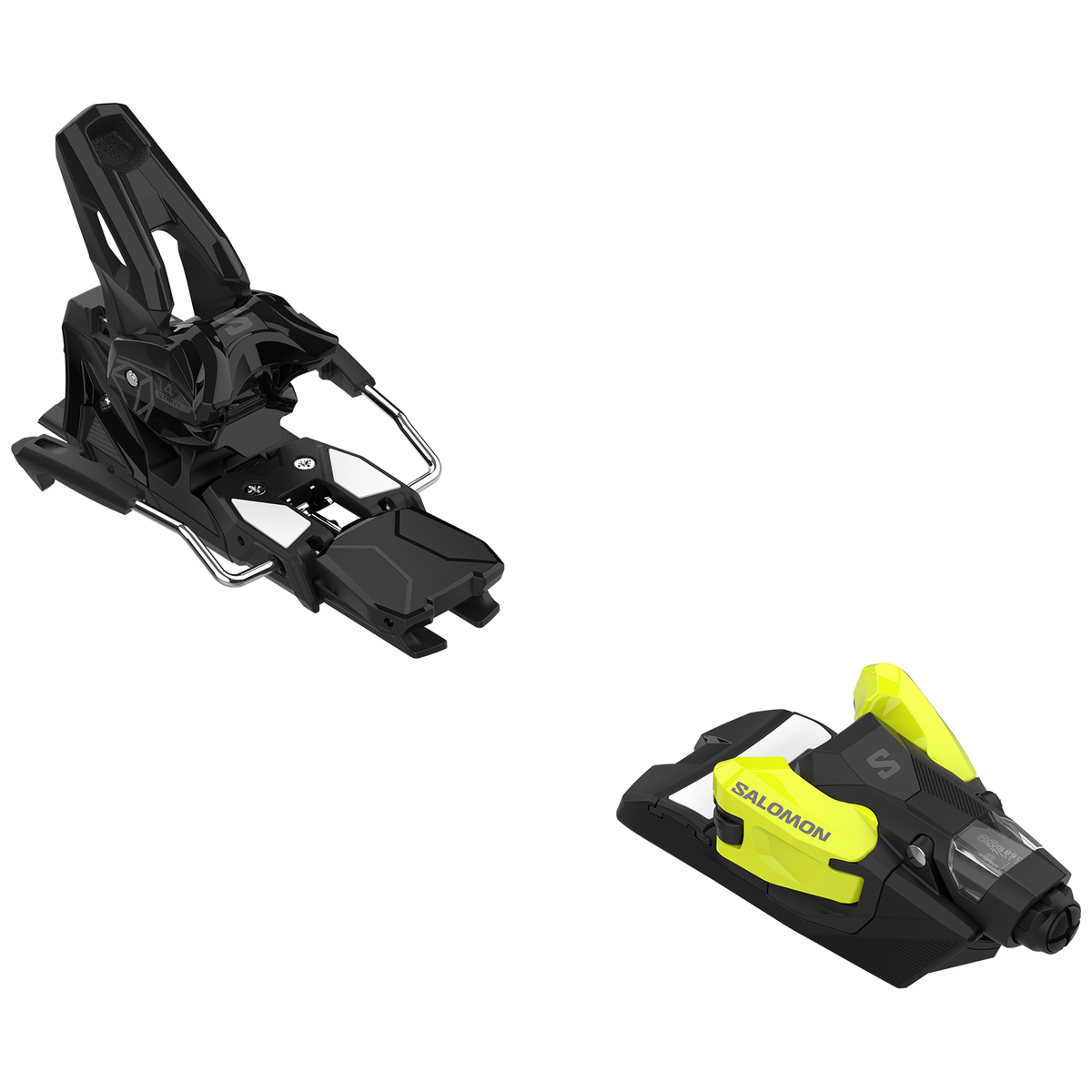 Salomon Strive 14 GW Ski Bindings Black/Neon Yellow