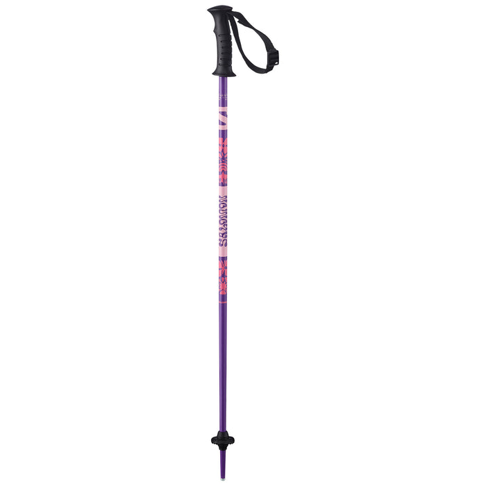 Salomon Kaloo Junior Ski Poles 2027 Sun Kissed Coral