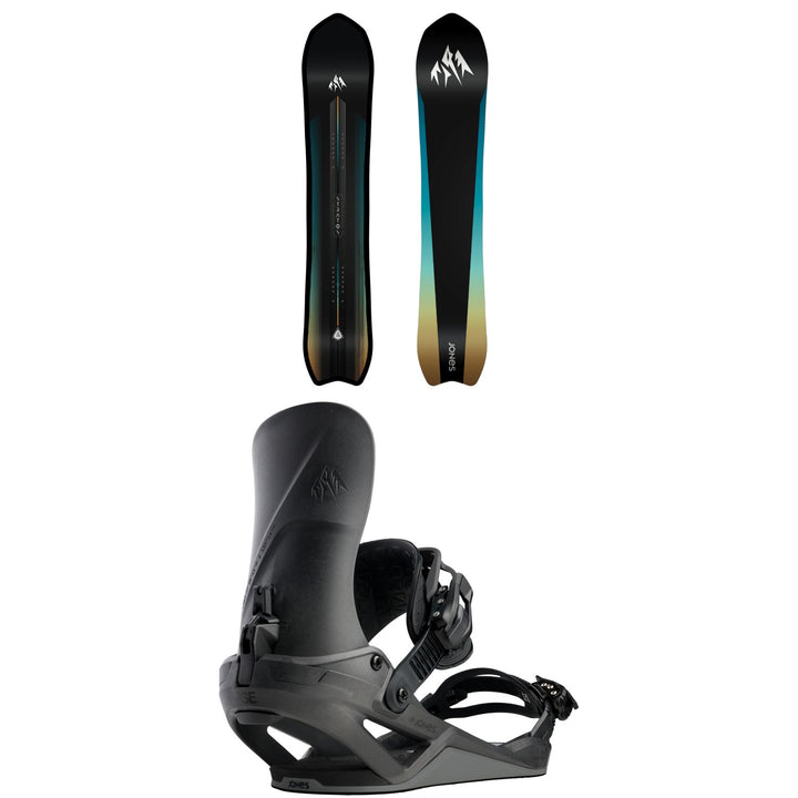 Jones Stratos Snowboard + Zenith FASE Snowboard Bindings 2027