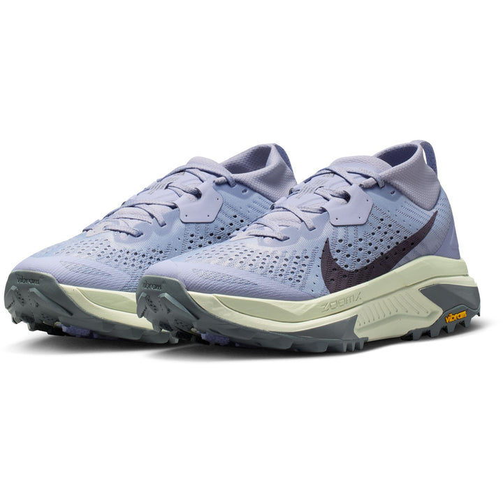 Nike ACG Zegama Shoes - Women's Ghost/Cement Grey-Sea Glass Smoke Grey